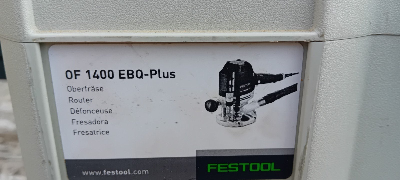 Festool bovenfrees, Ophalen, Zo goed als nieuw, Bovenfrees, Festool