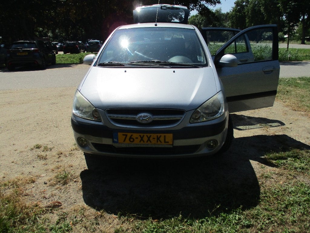 Hyundai Getz 1.4 5DRS Airco, Auto's, Voorwielaandrijving, 40 €/maand, 4 cilinders, Origineel Nederlands