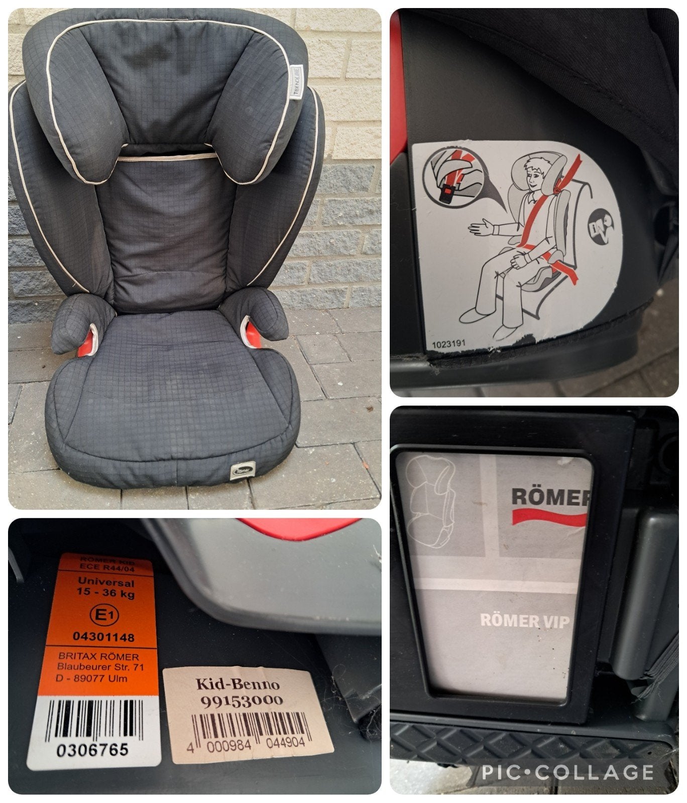 Römer Kid- Bento autostoel (15-36kg), Ophalen, Romer, 15 t/m 36 kg, Gebruikt