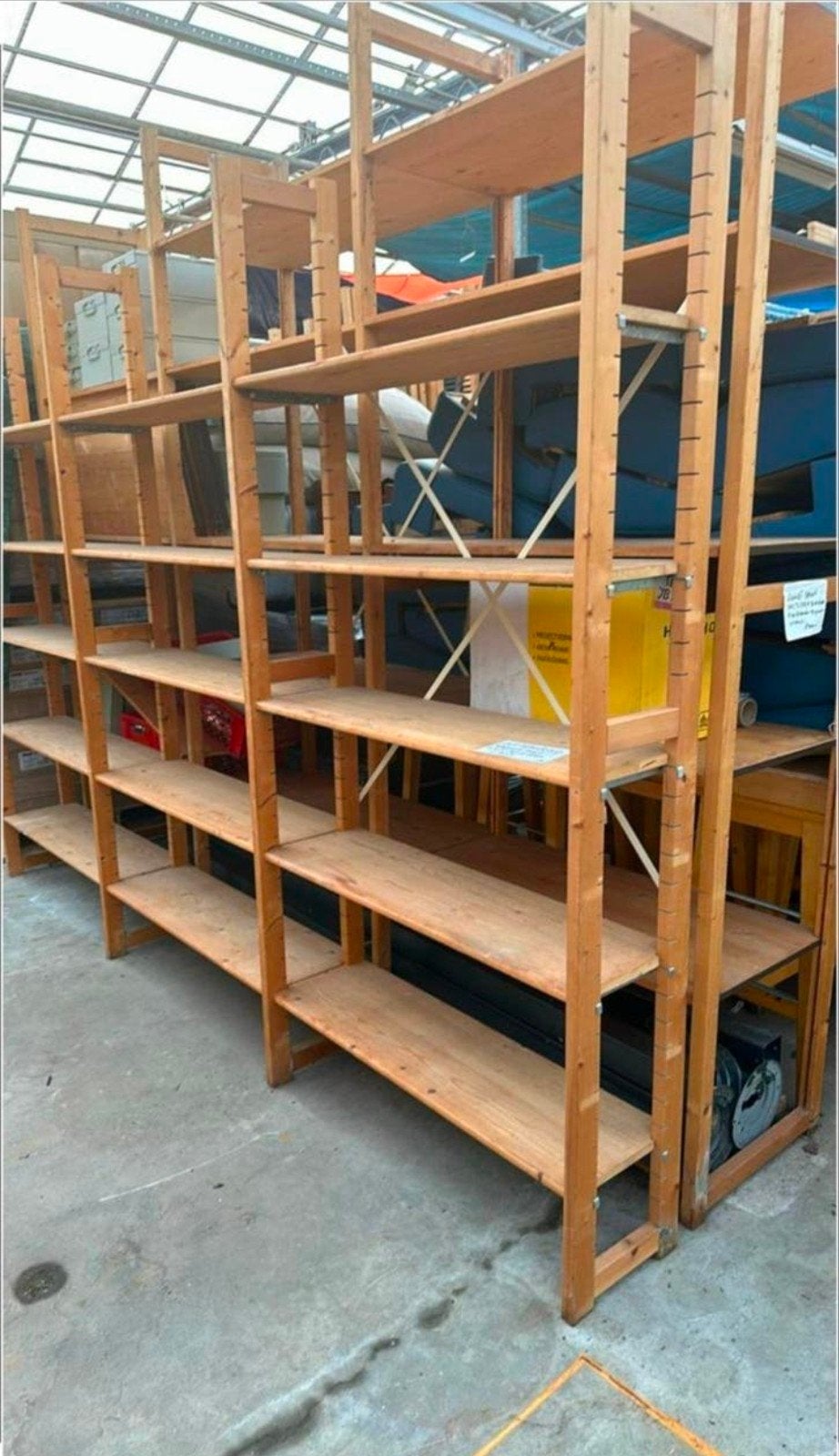 Houten stelling 210x30x300., Ophalen of Verzenden