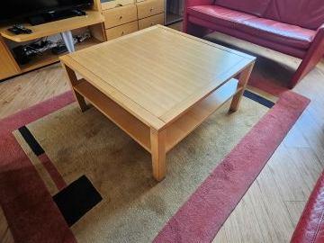 Hulsta salontafel 90x90, Gebruikt, 50 tot 100 cm, 50 tot 100 cm, Minder dan 50 cm