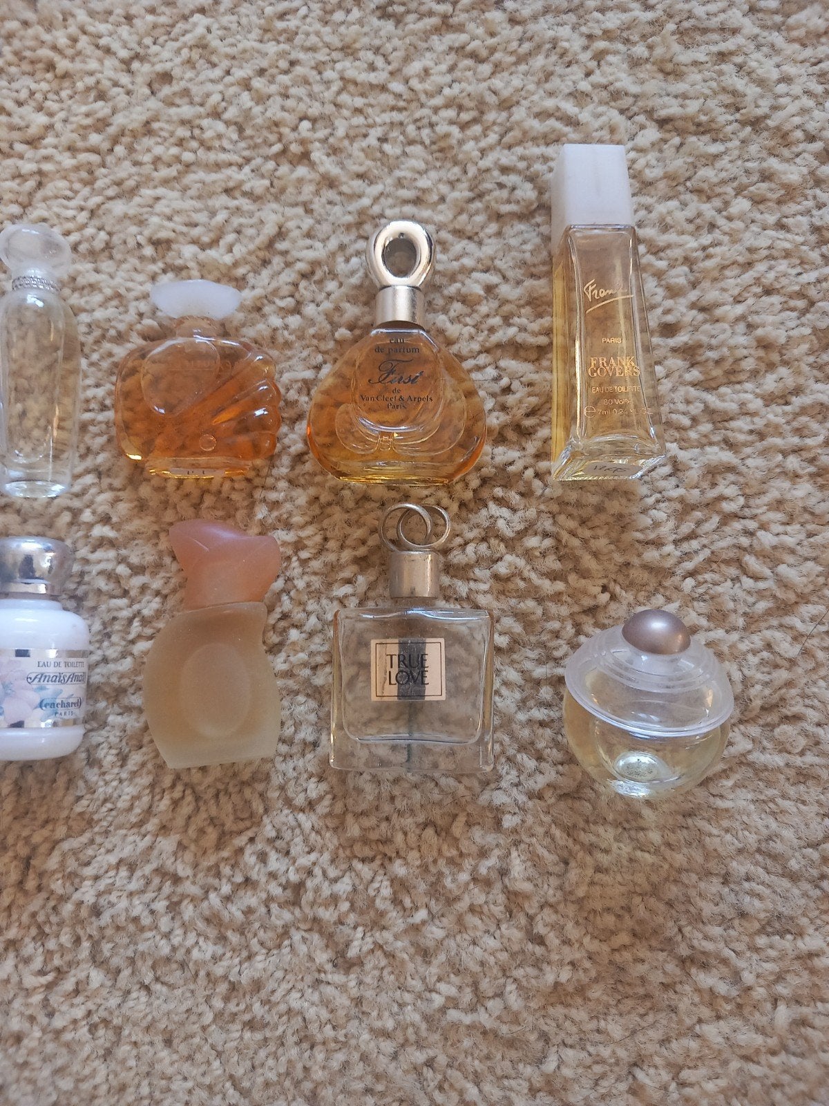 Set van 10 vintage parfumminiaturen, o.a. Estee Lauder, Frankrijk, Miniatuur, Ophalen of Verzenden, Estee lauder
