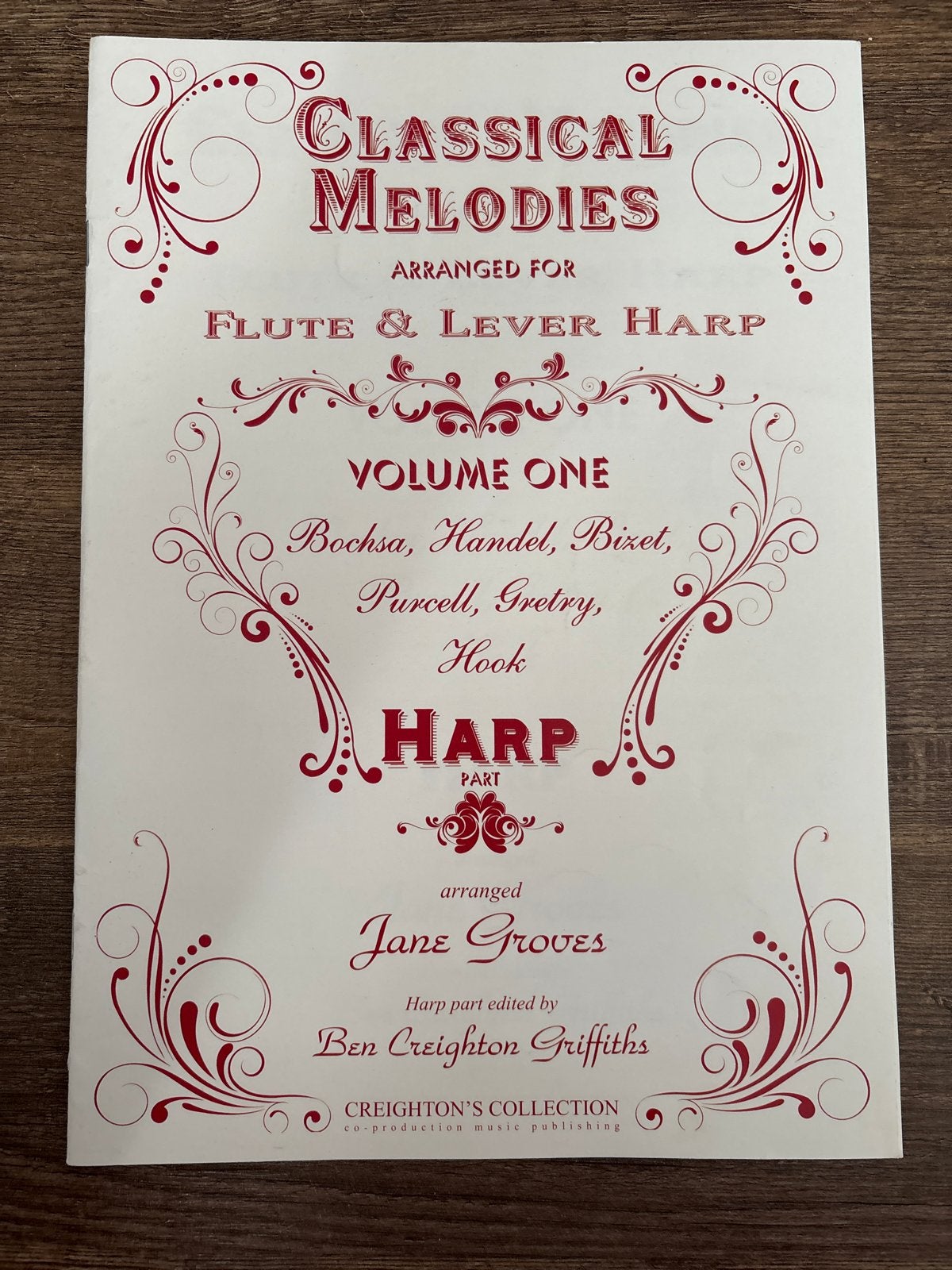 Klassieke Melodieën voor Fluit & Harp - Deel 1, Muziek en Instrumenten, Klassiek, Dwarsfluit of Piccolo, Ophalen of Verzenden