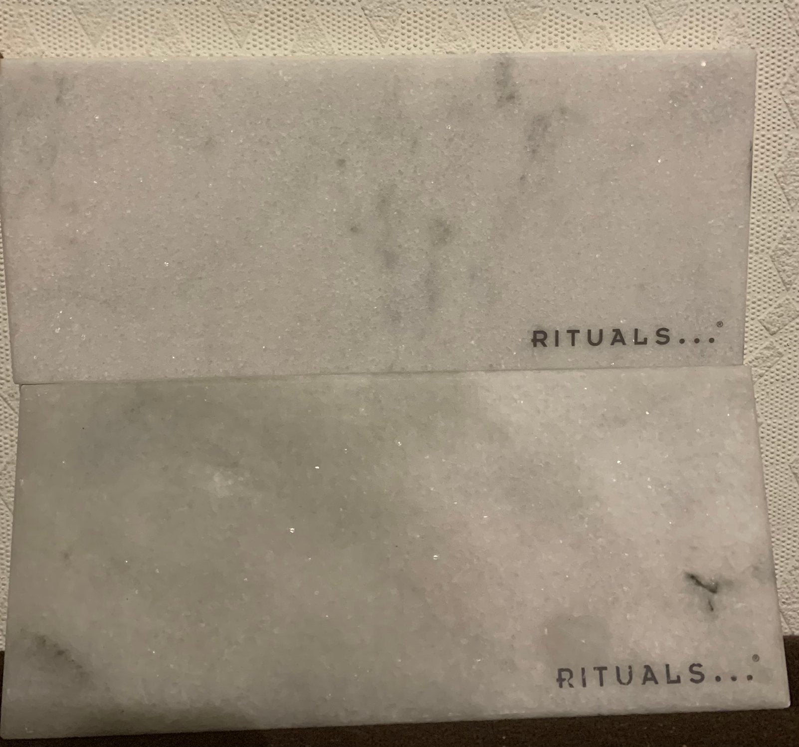 Rituals tray wit 2 delig set, Ophalen of Verzenden, Nieuw, Wit, Zeepdispenser/zeepbakje