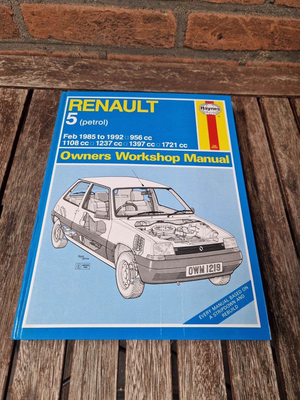 renault 5 werkplaatsboek, Ophalen