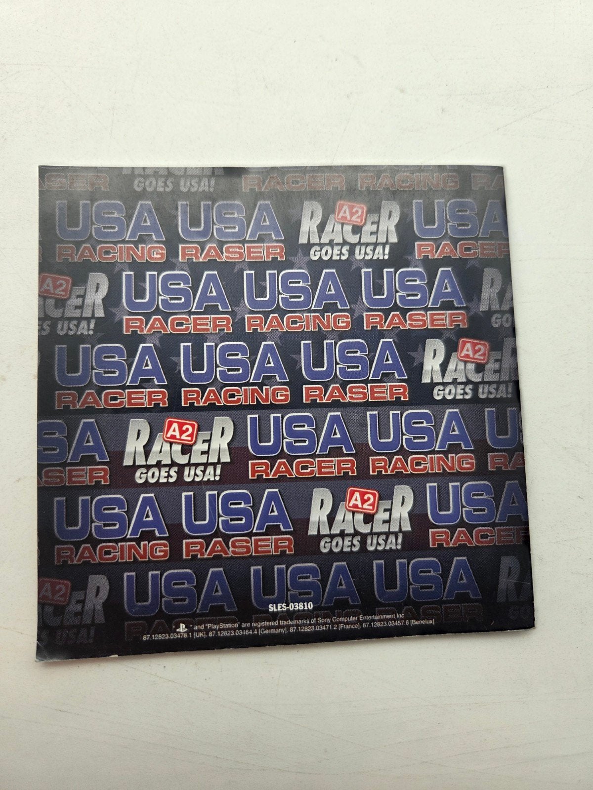 USA Racer PlayStation 1 Game - Handleiding, Spelcomputers en Games, Gebruikt, Ophalen of Verzenden, Onbekend, Vanaf 3 jaar