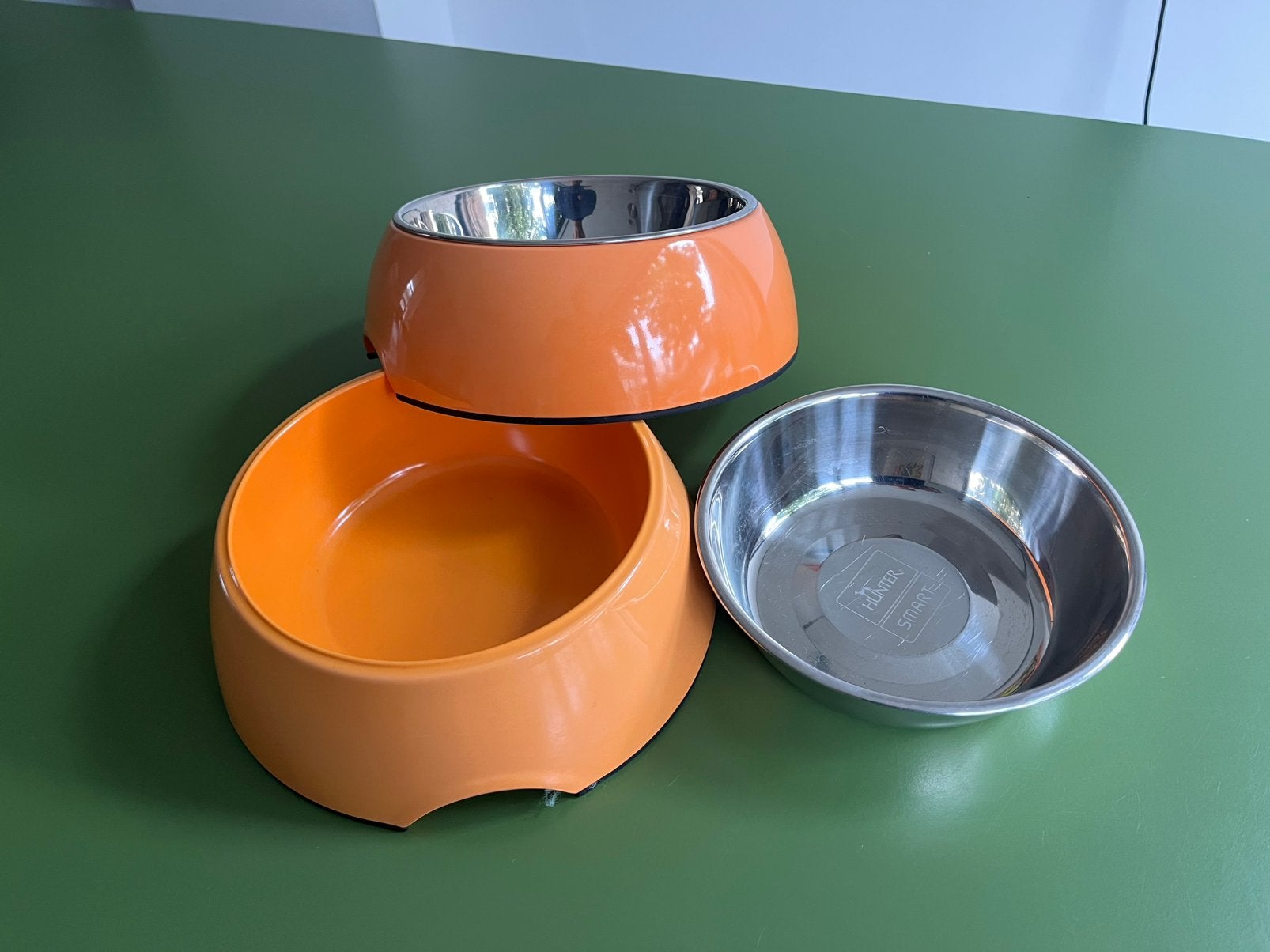 RVS Voederbakjes hond, Ophalen of Verzenden, Gebruikt