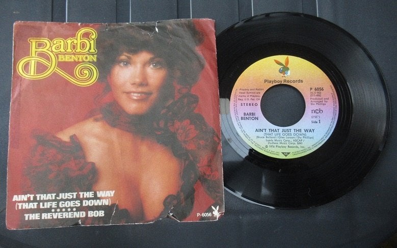 BARBI BENTON, single op PLAYBOY LABEL, 1976, Ophalen of Verzenden, Zo goed als nieuw, 7 inch, Overige soorten