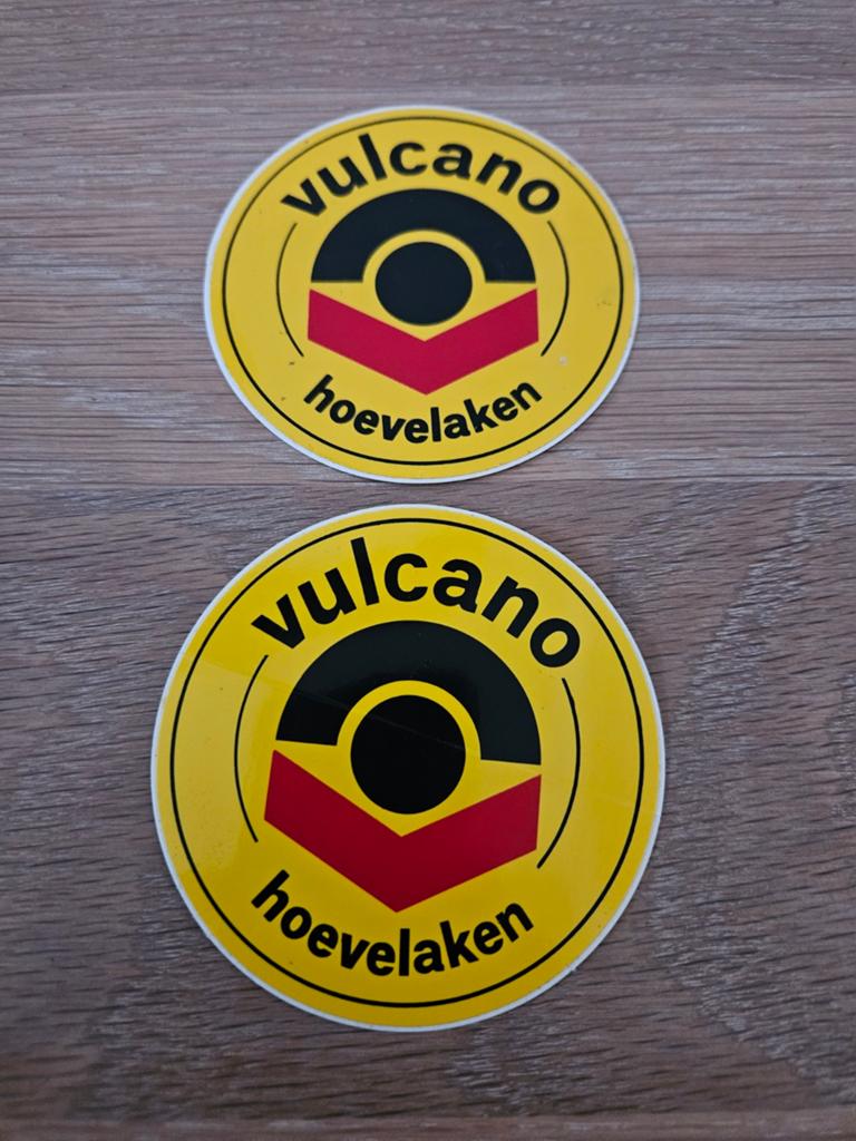 Vulcano Hoevelaken stickers, Ophalen of Verzenden, Zo goed als nieuw