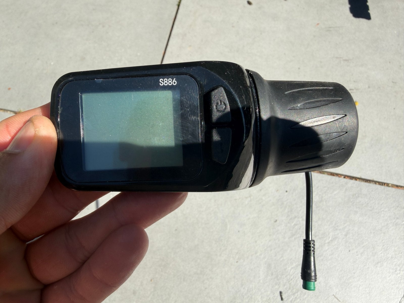 Ebike Display S886 met Gashendel - 5-pins (UART2), Ophalen, Gebruikt