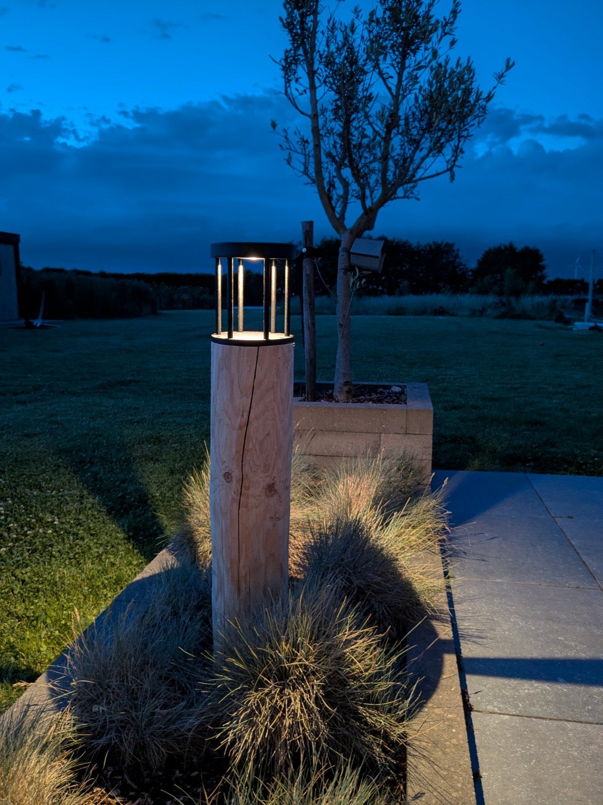 Solar maatwerk houten tuinverlichting - uniek en sfeervol, Tuin en Terras, Buitenverlichting, Zonne-energie, Minder dan 50 watt