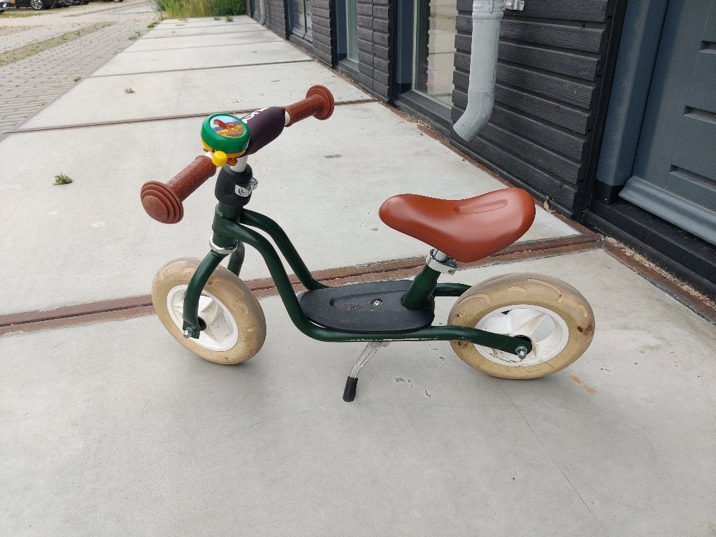 Puky loopfiets – donkergroen/bruin, incl. bel, Ophalen, Gebruikt, Loopfiets
