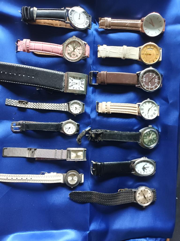 Partij van 14 Vintage Horloges - Hobbyist/Verzamelaar, Ophalen of Verzenden, Polshorloge, Overige merken