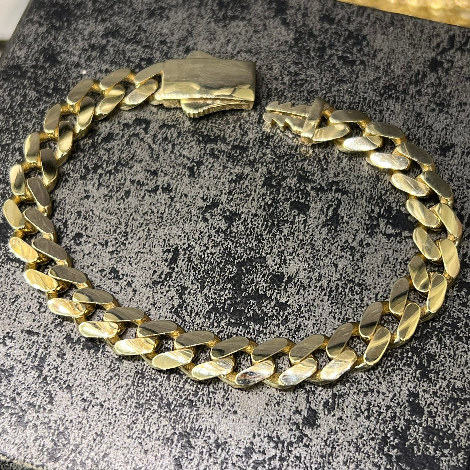 14k gouden armband cuban schakel gourmet, Ophalen of Verzenden, Nieuw, Goud