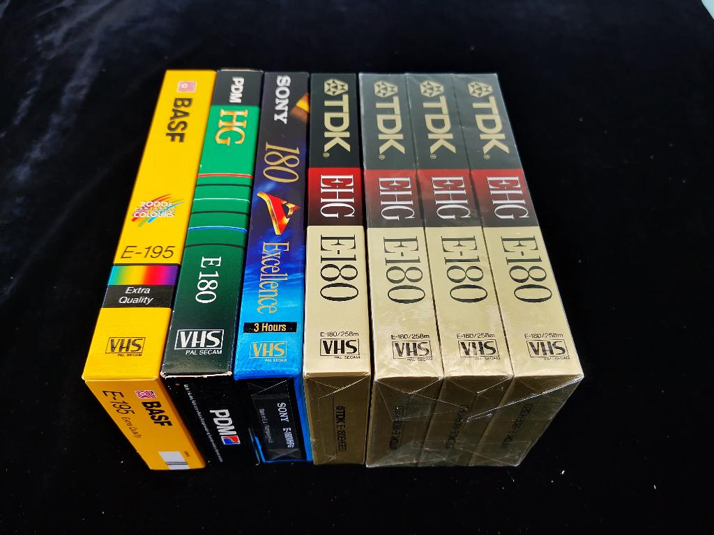 7 NIEUW Geseald Vintage VHS Videocassettes videobanden SONY, Alle leeftijden, Ophalen, Nieuw in verpakking, Overige genres