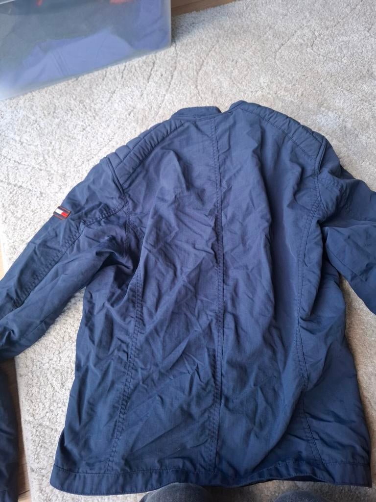 Tommy Hilfiger Denim Jas Jack Maat M Blauw, Ophalen of Verzenden, Gedragen, Tommy Hilfiger Denim, Maat 48/50 (M)