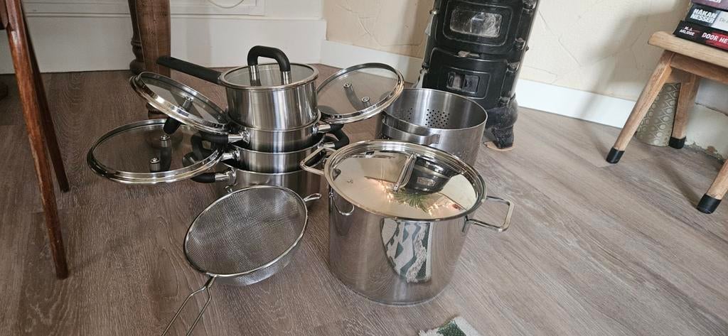 BK pannenset, Viva soeppan en 2 vergieten, Ophalen