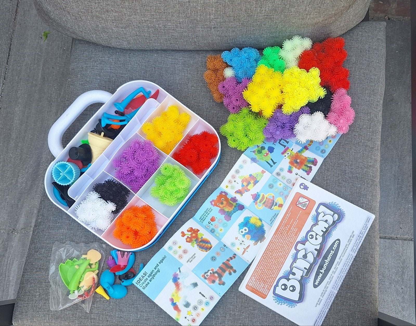 Bunchems On-the-Go Set Koffer + Meerdere Extra Losse sets, Ophalen of Verzenden, Nieuw