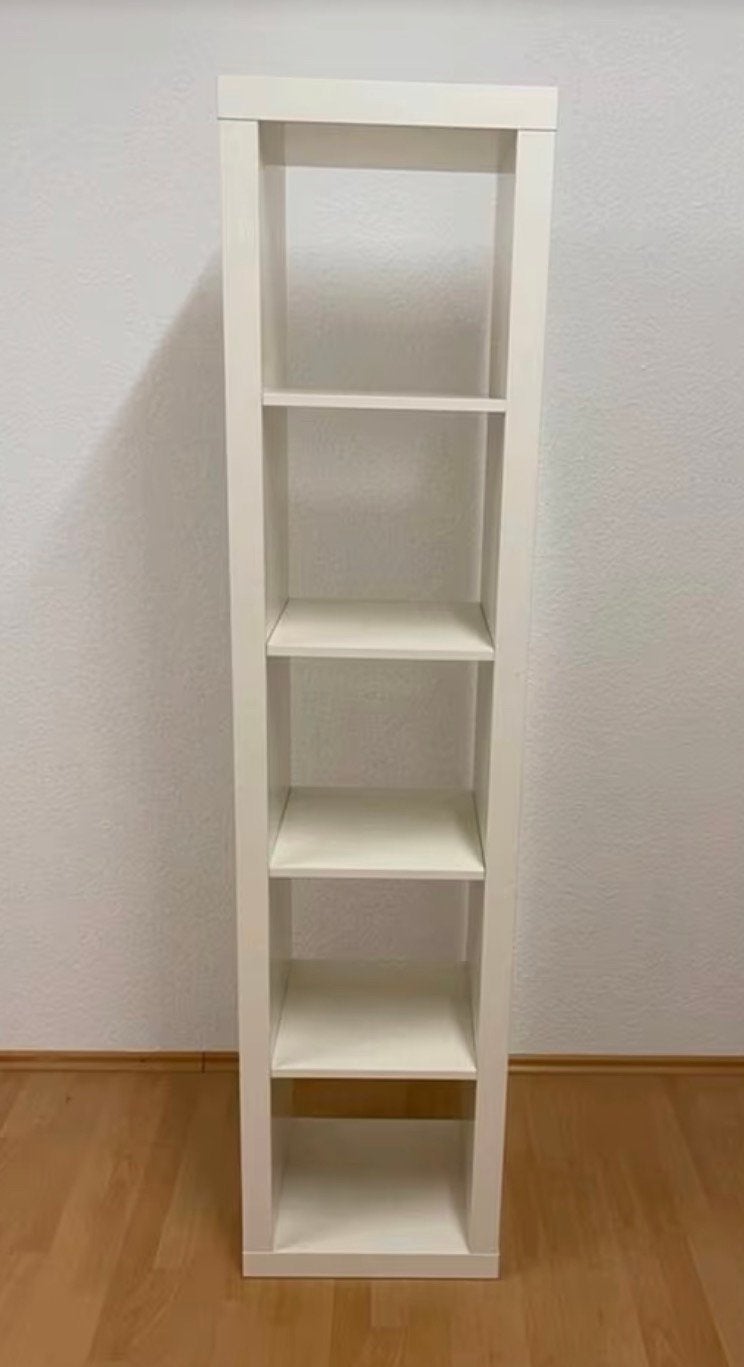 Ikea expedit kallax 5 x 1 wit gratis inzetten, Gebruikt, Minder dan 100 cm, 25 tot 50 cm, 50 tot 100 cm