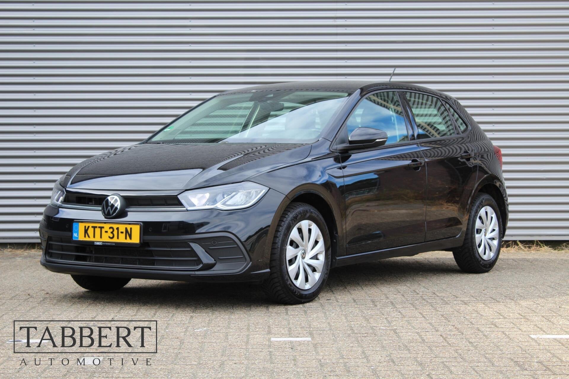 Volkswagen Polo 1.0 TSI Life Automaat Zwart BTW, Stof, Gebruikt, 95 pk, 1104 kg
