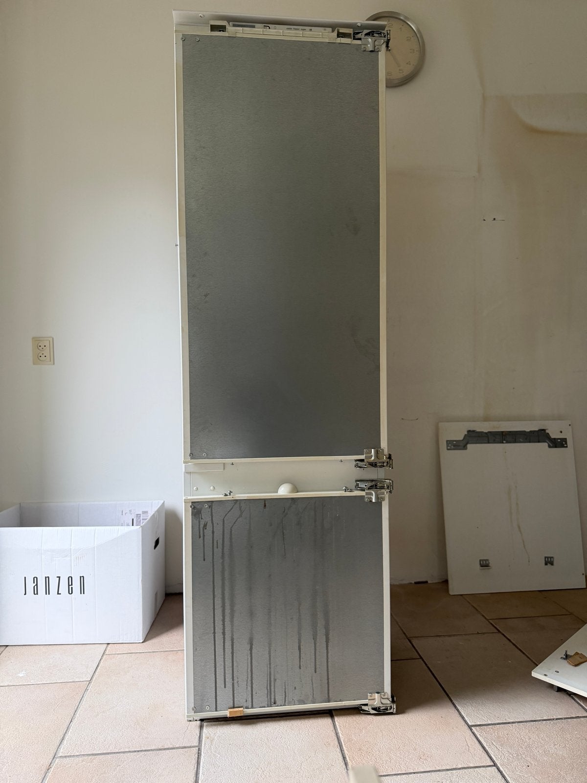 Neff Inbouw Koel/Vriescombinatie - 54x178cm, Ophalen, Gebruikt, Met aparte vriezer, 160 cm of meer
