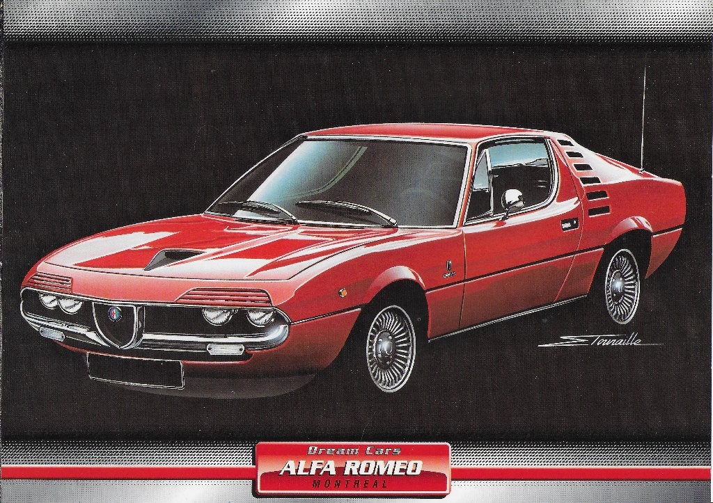 so - Foto dreamcars: Alfa Romeo Montreal, Ophalen of Verzenden, Voor 1940, Zo goed als nieuw, Overige onderwerpen