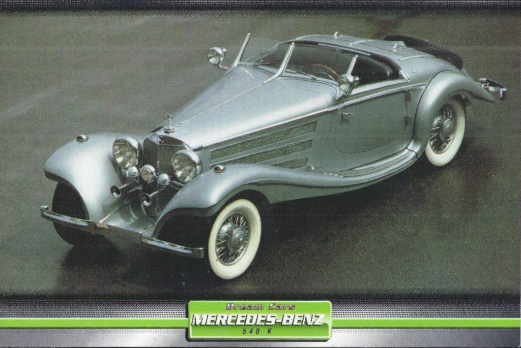 Ma514 foto dream cars mercedes benz 540 k, Foto, Ophalen of Verzenden, Zo goed als nieuw, Voor 1940