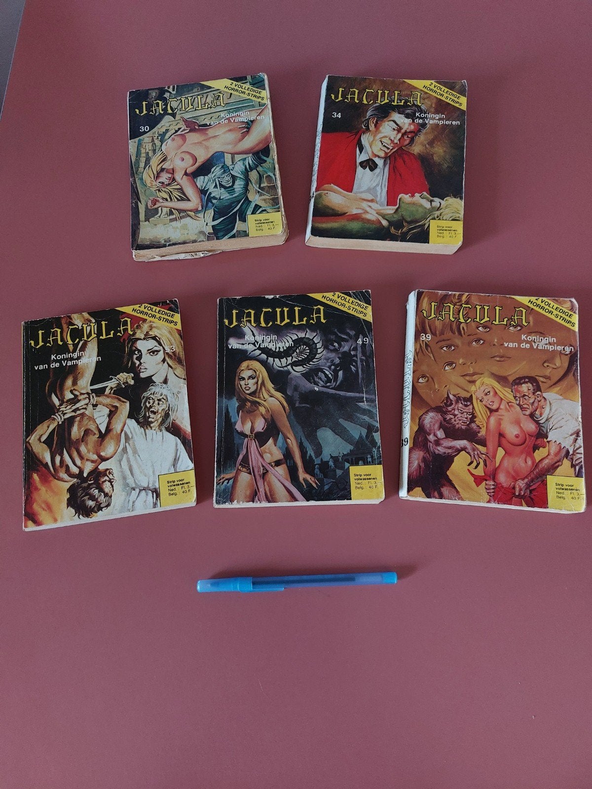 Jacula Koningin van de  Vampieren. 70er jaren., Boeken, Meerdere comics, Ophalen of Verzenden, Gelezen, Europa