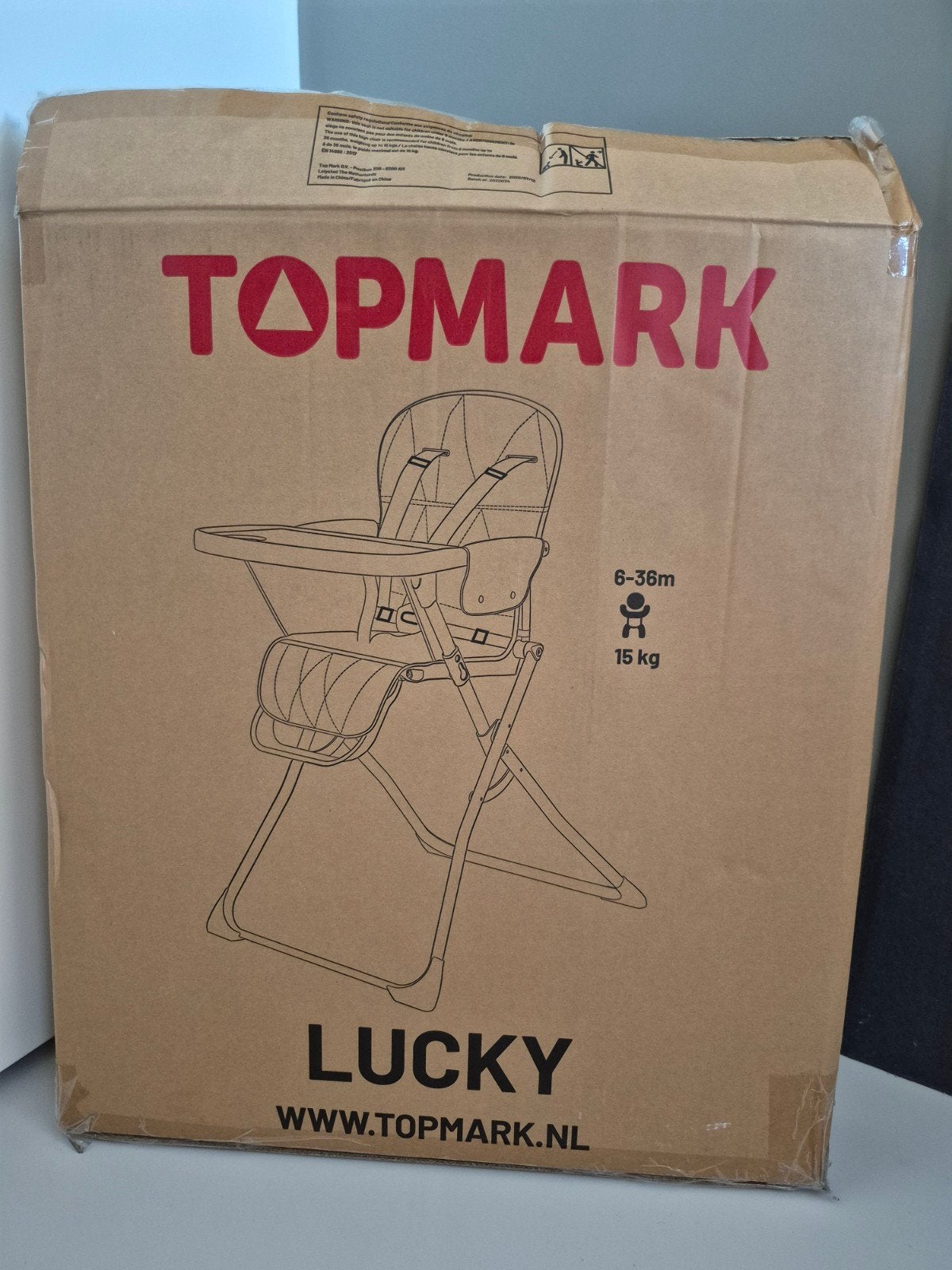Kinderstoel Topmark zgan. ideaal voor op de camping of oppas, Ophalen of Verzenden, Zo goed als nieuw, Inklapstoel