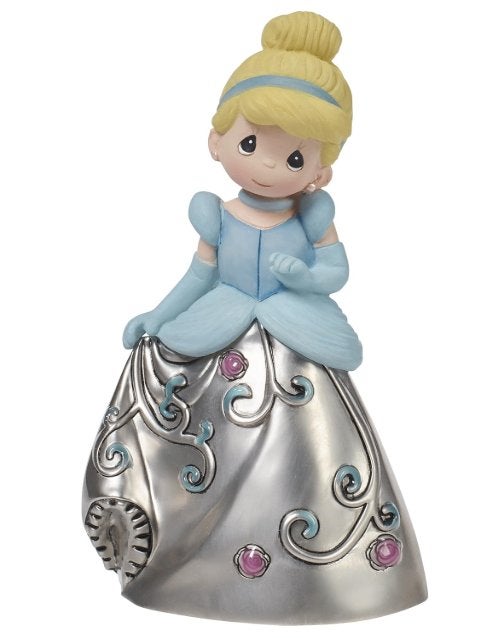 Assepoester beeld Precious Moments Disney, Ophalen of Verzenden, Assepoester of Belle, Zo goed als nieuw, Beeldje of Figuurtje