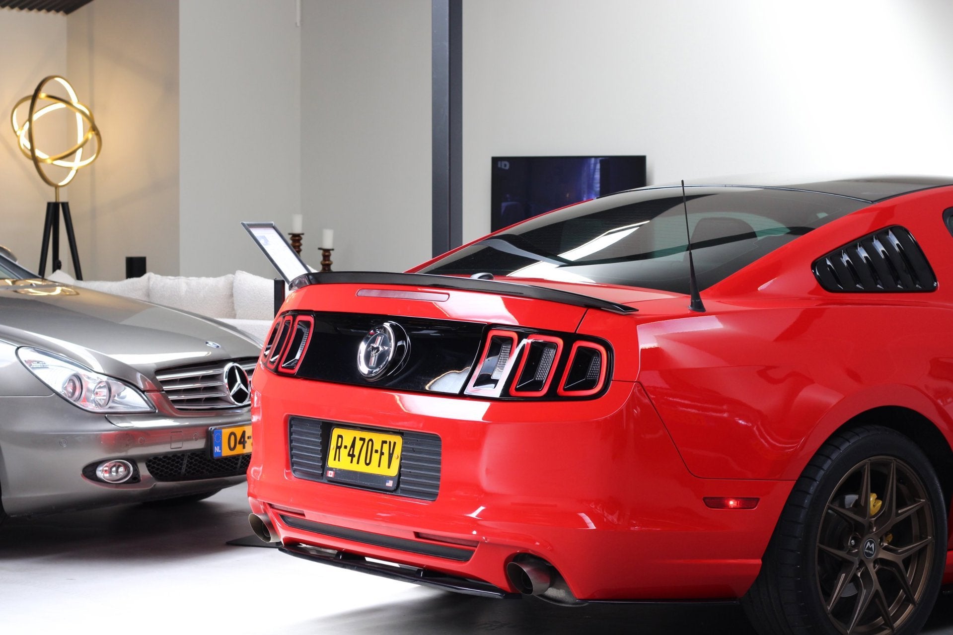 Ford USA Mustang 3.7 V6 GT, Shelby uitvoering, top staat! LP, Automaat, Gebruikt, 4 stoelen, Leder