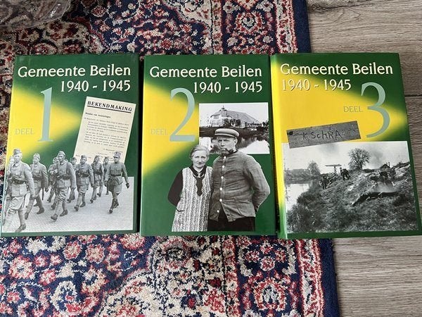 Gemeente Beilen 1940 - 1945. De Complete 3 Delige Serie., Tweede Wereldoorlog, Ophalen of Verzenden, Zo goed als nieuw, Overige onderwerpen