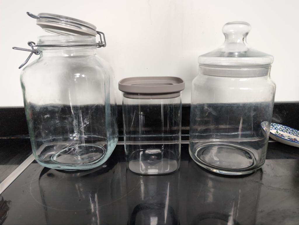 Glass containers, Ophalen of Verzenden, Voorraadpot, Overige merken, Glas