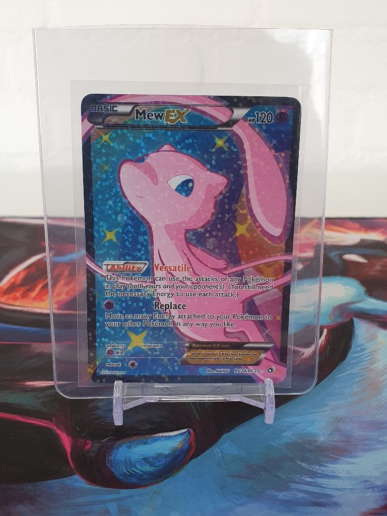 Pokémon - Mew EX - #RC24/RC25 - Legendary Treasures, Ophalen of Verzenden, Gebruikt, Losse kaart, Foil