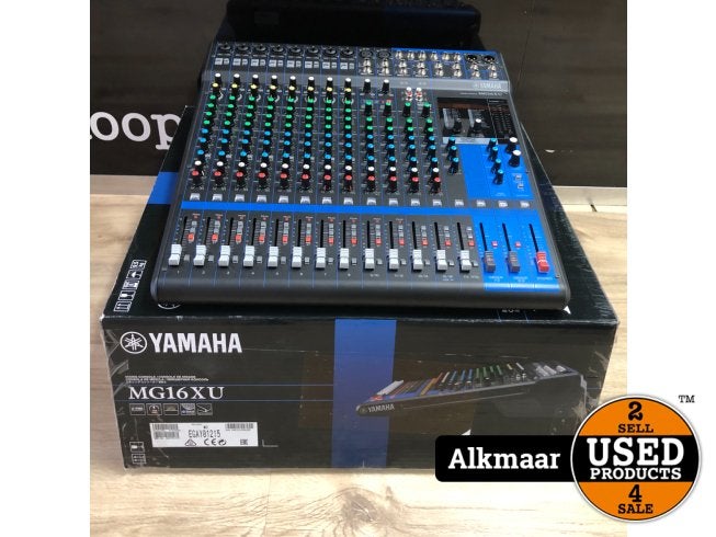 Yamaha MG16XU Analoge USB Mixer 16 kanaals | In doos, Yamaha, Zo goed als nieuw, Support@yamaha.com, 10-1, Nakazawa-cho
Naka-ku, Hamamatsu
Shizuoka 430-8650
Japan