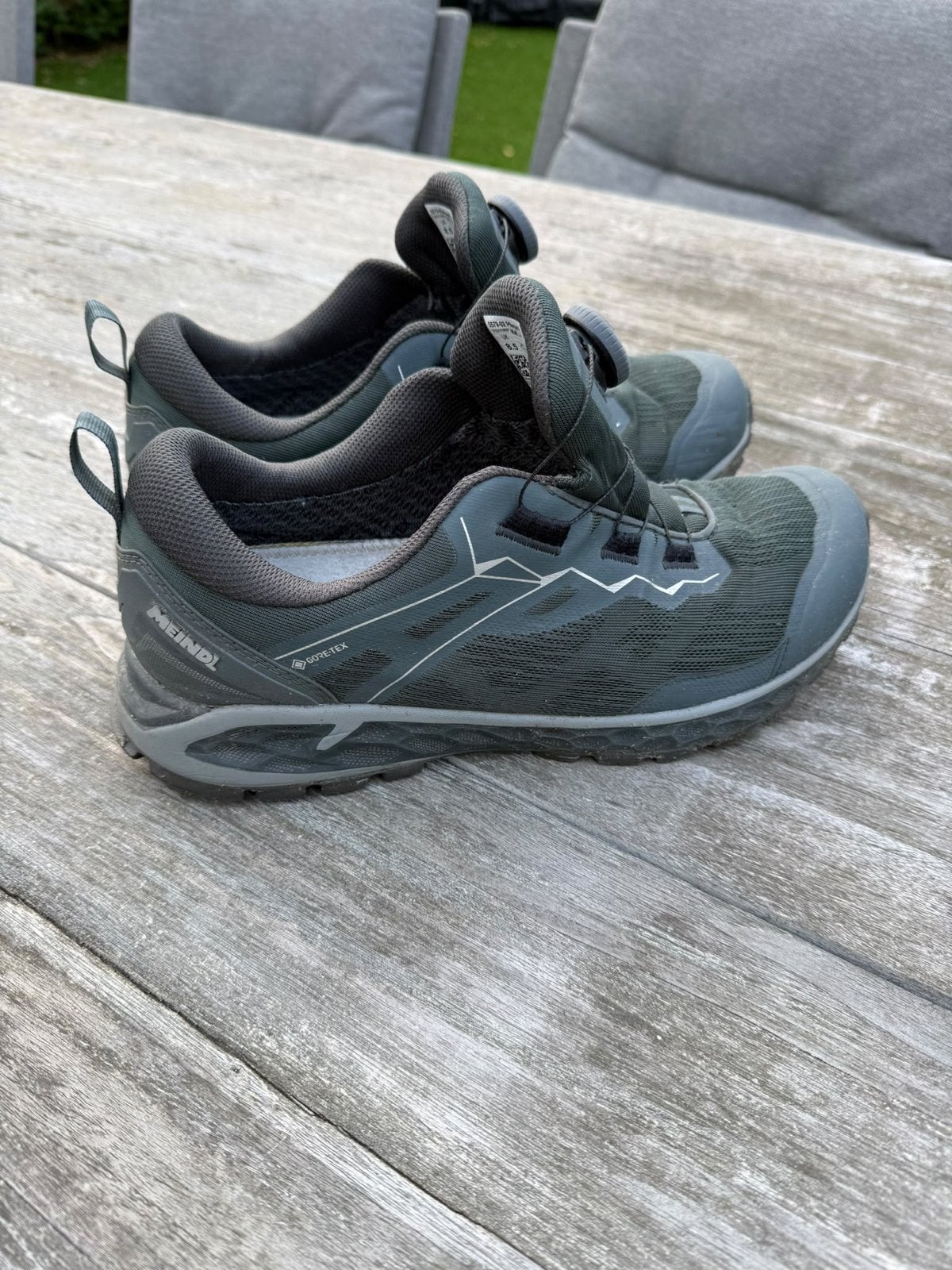 Meindl Comfort Fit wandelschoen blauw maat 8,5, Ophalen of Verzenden, Zo goed als nieuw, Blauw, Wandelschoenen