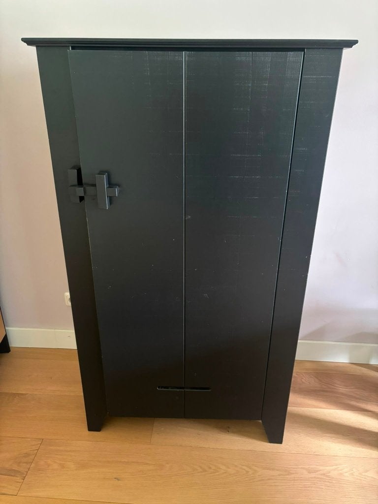 woood kast (Gijs boerenkast), Ophalen, 100 tot 150 cm, 50 tot 100 cm, Zo goed als nieuw