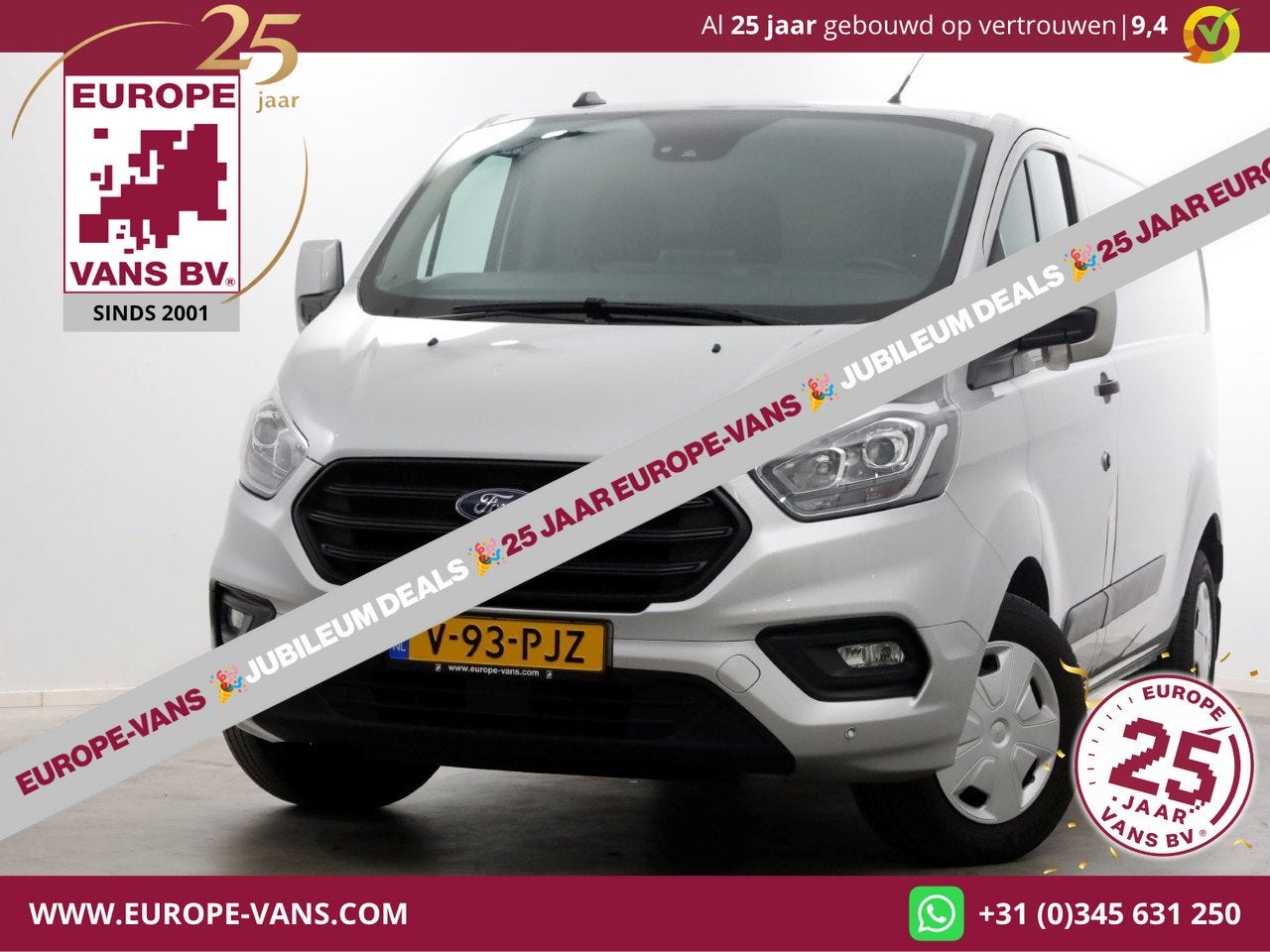 Ford Transit Custom 2.0 TDCI 130pk L2H1 Trend Airco/Navi/Ach, Auto's, Voorwielaandrijving, 15 km/l, Euro 6, 4 cilinders