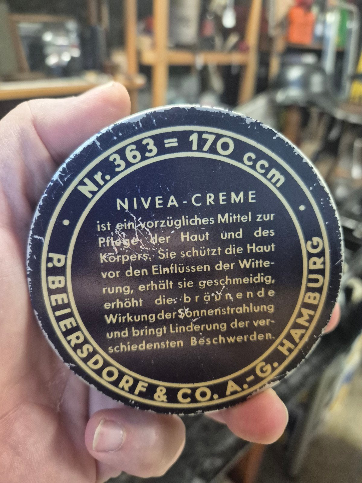 Nivea crème blikje ( nr: 363 ), Ophalen of Verzenden, Landmacht, Duitsland