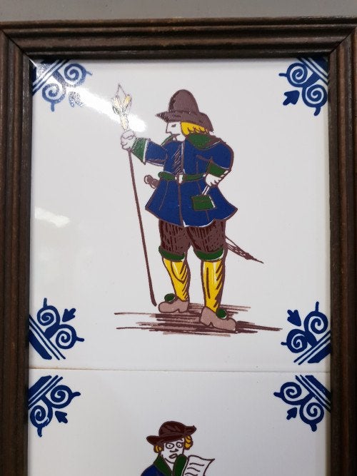 schilderij tegels beroepen, Ophalen of Verzenden, 'T Olde Gre-j, Info@toldegrej.nl, Endepoelstraat 20f Didam