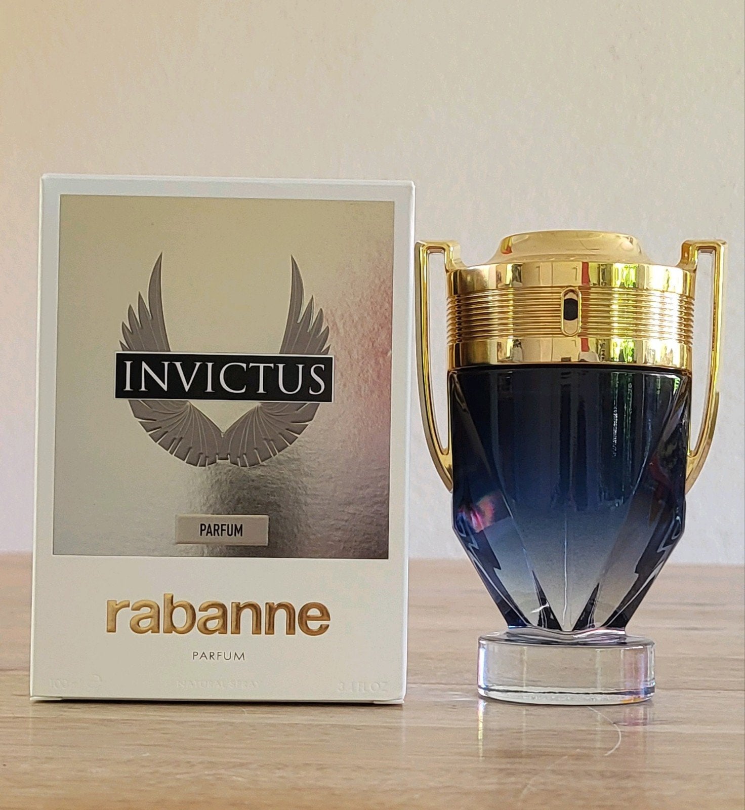 Invictus Rabanne Parfum - 95ml - Zo goed als nieuw, Ophalen of Verzenden, Zo goed als nieuw
