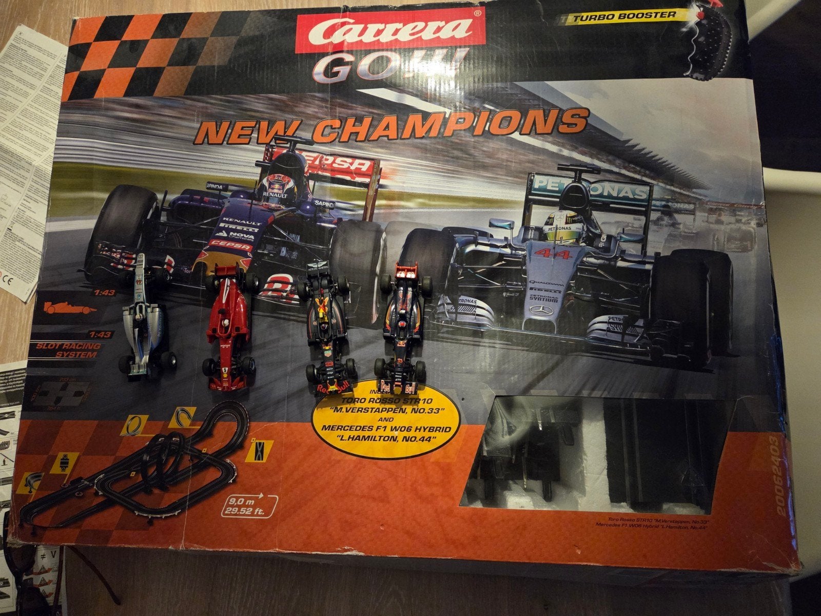 Racebaan Carrera Go New Champions, Ophalen, Carrera, Elektrisch, Racebaan