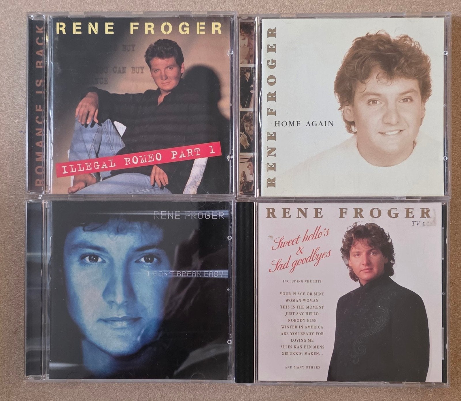 4 cd's van Rene Froger, Ophalen of Verzenden, Gebruikt, Overige genres