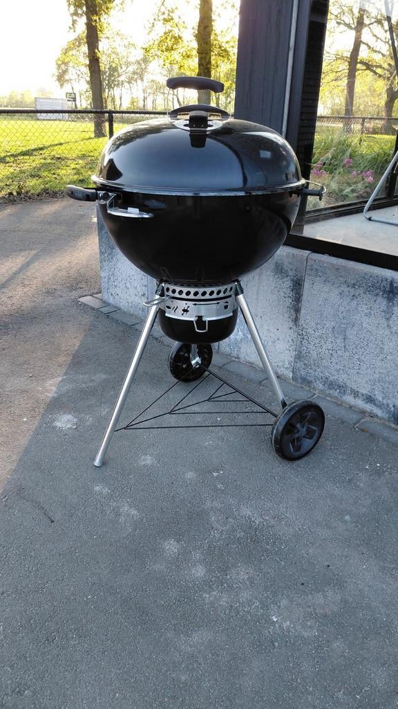 Weber Master-Touch GBS E-5750 Houtskoolbarbecue Zwart, Ophalen, Zo goed als nieuw, Weber, Met accessoires