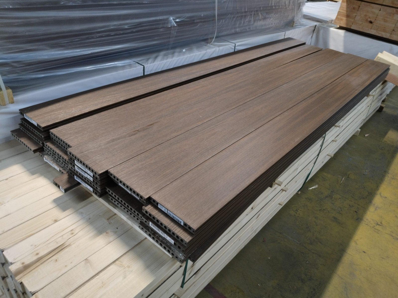 30 stuks composiet vlonderplanken New Techwood kleur Ipe, Ophalen, Nieuw, Composiet