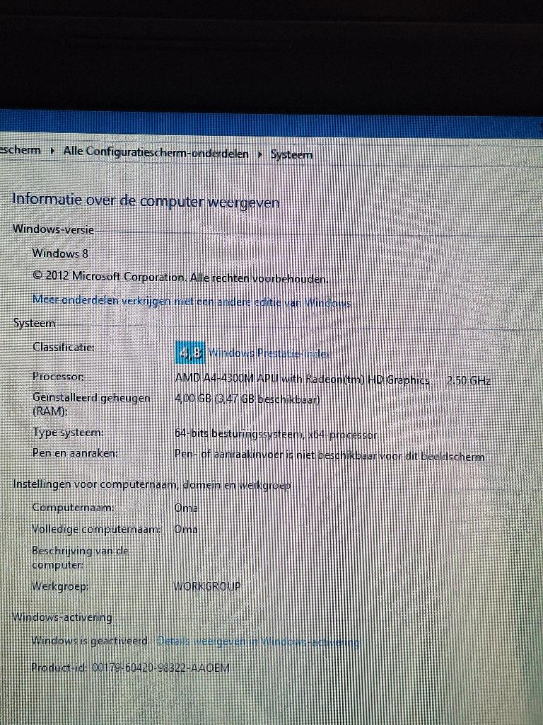 HP laptop, Computers en Software, Windows Laptops, Ophalen, Hp, Gebruikt, HDD