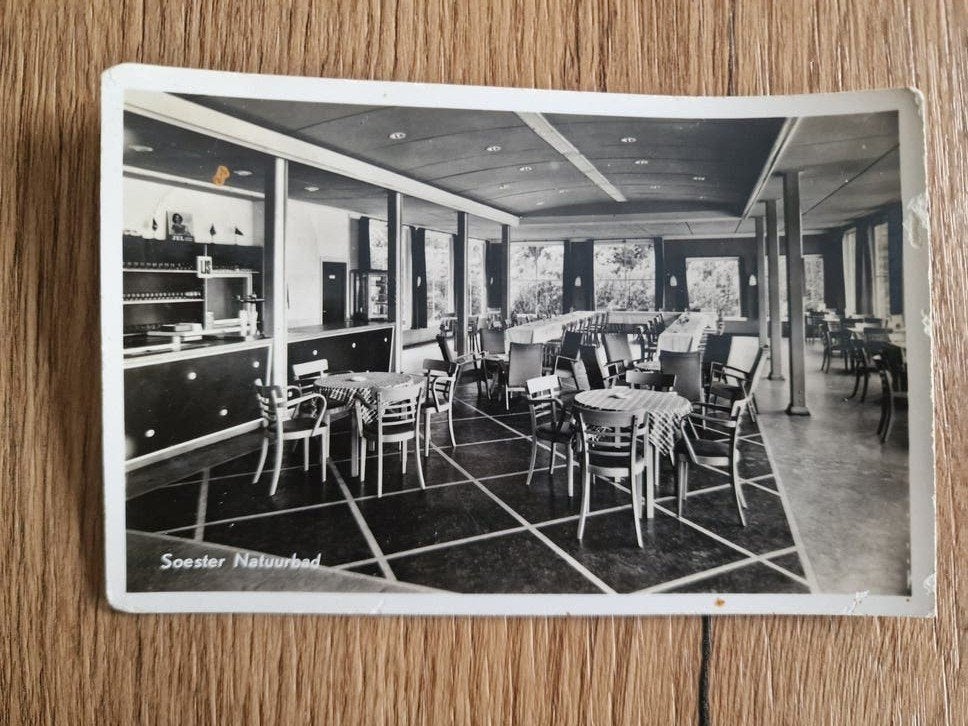 Zeldzame Ansichtkaart Soester Natuurbad - Jaren '60, Ophalen of Verzenden, 1960 tot 1980, Gelopen, Utrecht