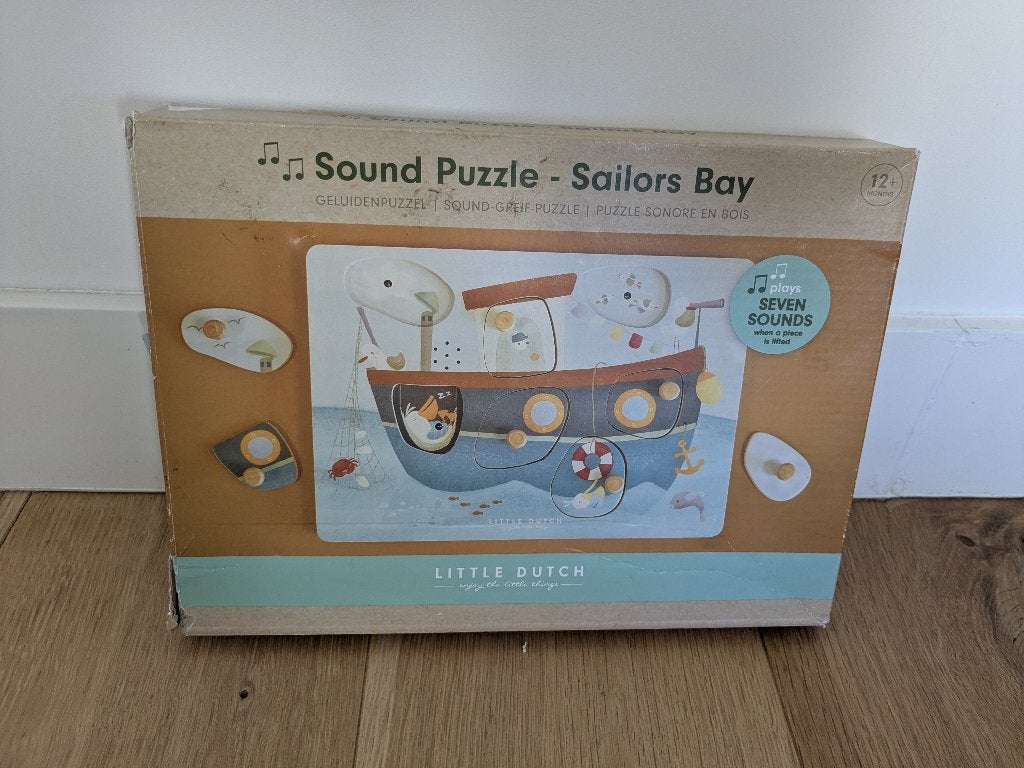 Little dutch geluidenpuzzel - sailors bay, Ophalen of Verzenden, Zo goed als nieuw, Overige typen