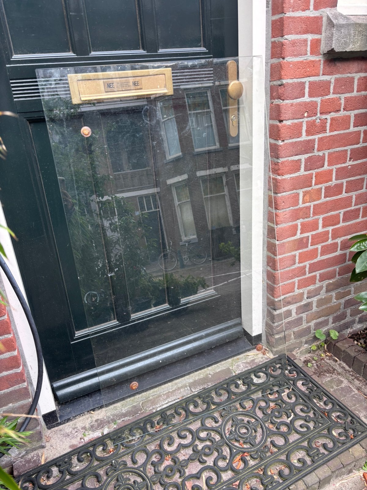Glasplaat (voor tuintafel) GRATIS 70x120cm, Doe-het-zelf en Verbouw, Glas en Ramen, Ophalen, Zo goed als nieuw, Minder dan 80 cm