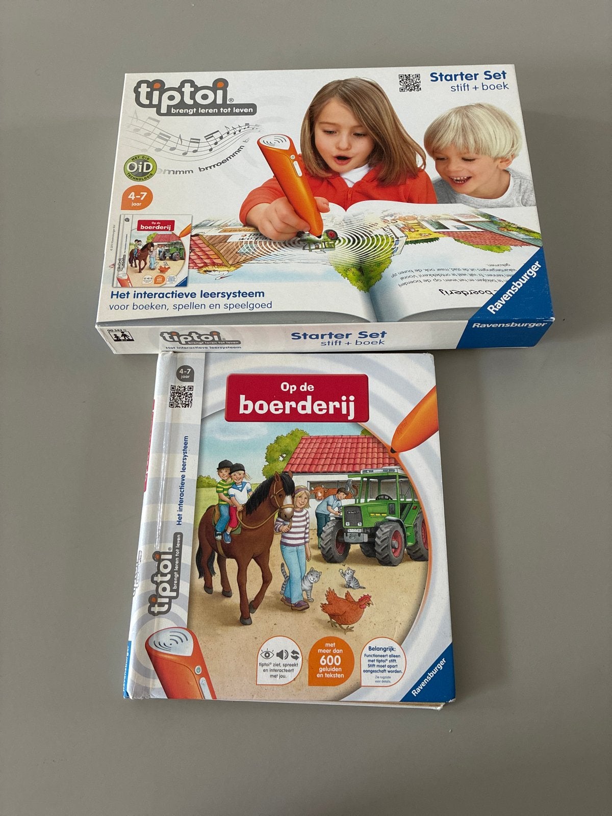 Tiptoi starter set met boek, Ophalen of Verzenden